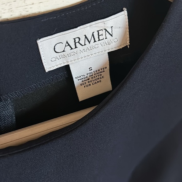 Carmen Marc Valvo Blouse l SIZE S - Picture 3 of 6